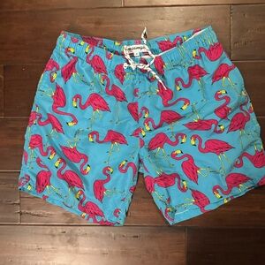 Macamigo flamingo swim trunks